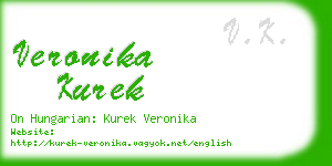 veronika kurek business card